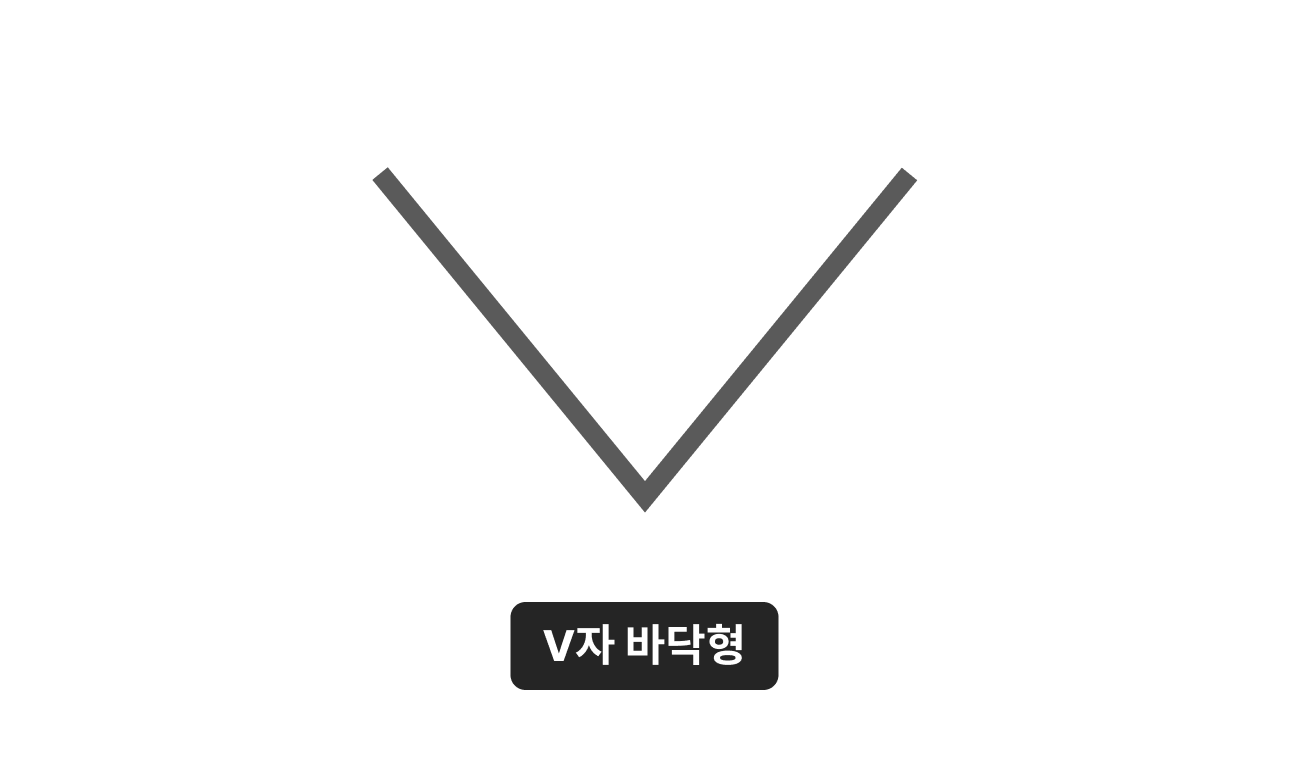 V자 바닥형